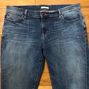 Eileen Fisher Organic Cotton Straight Leg Blue Jeans Size 18P (XL)